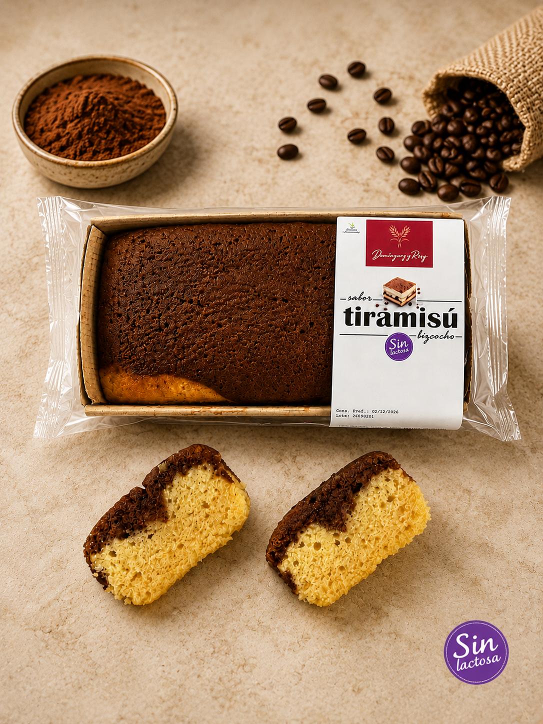 Bizcocho de Tiramisú - Sabor suave y delicioso