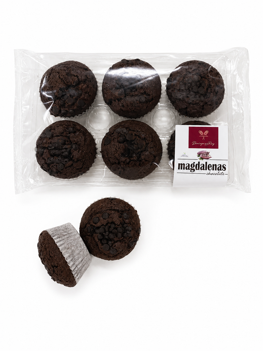 Magdalenas de chocolate